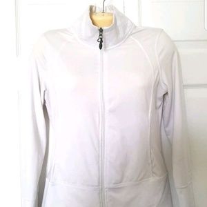 CHAMPION Medium White Full Zip Up Jacket